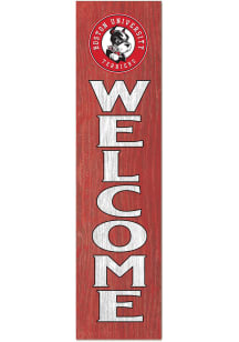 KH Sports Fan Boston Terriers 11x46 Welcome Leaning Sign