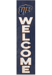 KH Sports Fan UTEP Miners 11x46 Welcome Leaning Sign