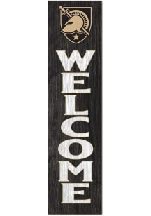 KH Sports Fan Army Black Knights 11x46 Welcome Leaning Sign