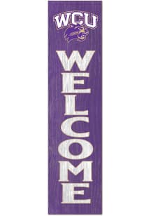 KH Sports Fan Western Carolina 11x46 Welcome Leaning Sign