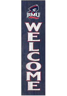 KH Sports Fan Robert Morris Colonials 11x46 Welcome Leaning Sign