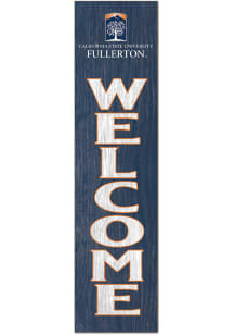 KH Sports Fan Cal State Fullerton Titans 11x46 Welcome Leaning Sign