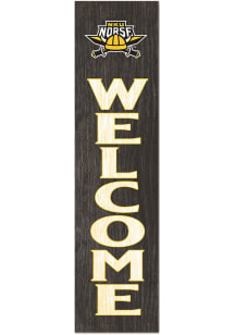 KH Sports Fan Northern Kentucky Norse 11x46 Welcome Leaning Sign