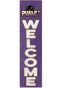 KH Sports Fan Prairie View A&amp;M Panthers 11x46 Welcome Leaning Sign