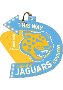 KH Sports Fan Southern University Jaguars This Way Arrow Sign