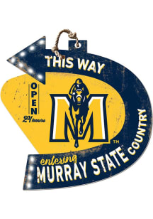 KH Sports Fan Murray State Racers This Way Arrow Sign