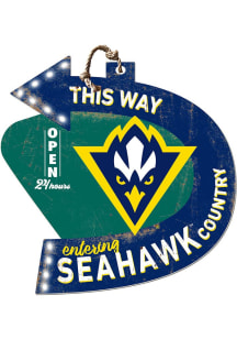 KH Sports Fan UNCW Seahawks This Way Arrow Sign
