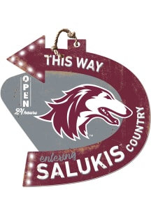 KH Sports Fan Southern Illinois Salukis This Way Arrow Sign
