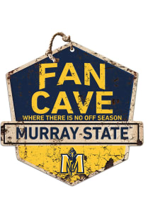 KH Sports Fan Murray State Racers Fan Cave Rustic Badge Sign