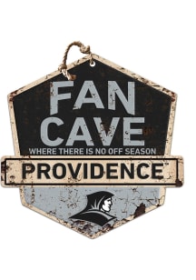 KH Sports Fan Providence Friars Fan Cave Rustic Badge Sign