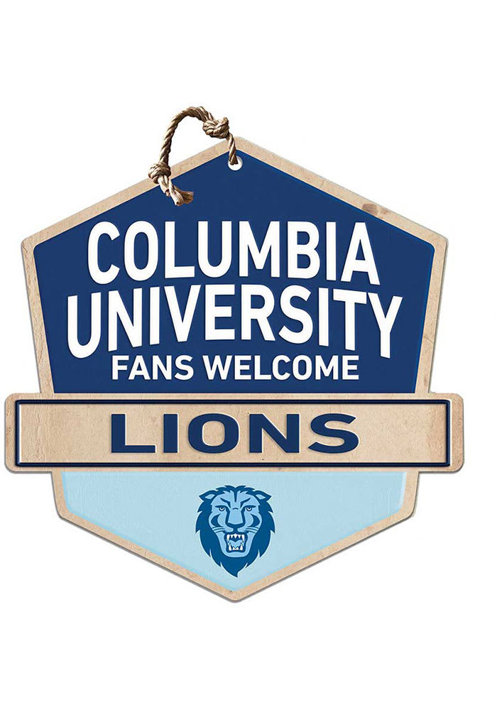KH Sports Fan Columbia College Cougars Fans Welcome Rustic Badge Sign