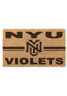 NYU Violets 18x30 Team Logo Door Mat