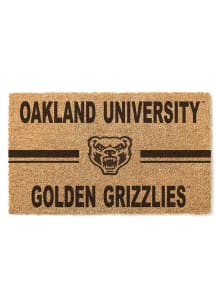 Oakland University Golden Grizzlies 18x30 Team Logo Door Mat