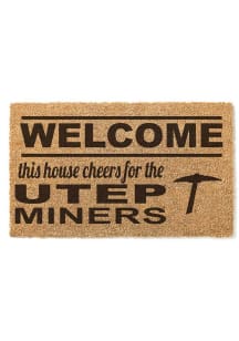 UTEP Miners 18x30 Welcome Door Mat