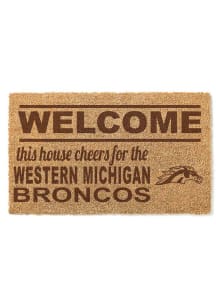 Western Michigan Broncos 18x30 Welcome Door Mat