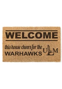Louisiana-Monroe Warhawks 18x30 Welcome Door Mat