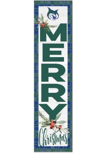 KH Sports Fan Georgia College Bobcats 11x46 Merry Christmas Leaning Sign