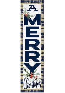 KH Sports Fan Akron Zips 11x46 Merry Christmas Leaning Sign