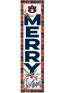 KH Sports Fan Auburn Tigers 11x46 Merry Christmas Leaning Sign