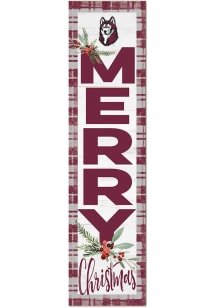 KH Sports Fan Bloomsburg University Huskies 11x46 Merry Christmas Leaning Sign