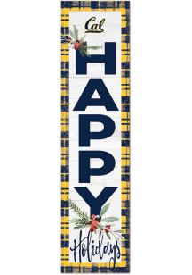 KH Sports Fan Cal Golden Bears 11x46 Merry Christmas Leaning Sign