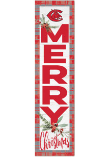 KH Sports Fan Central Missouri Mules 11x46 Merry Christmas Leaning Sign