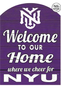 KH Sports Fan NYU Violets 16x22 Indoor Outdoor Marquee Sign