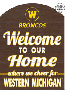 KH Sports Fan Western Michigan Broncos 16x22 Indoor Outdoor Marquee Sign