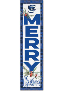KH Sports Fan Creighton Bluejays 11x46 Merry Christmas Leaning Sign