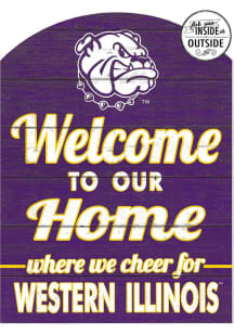 KH Sports Fan Western Illinois Leathernecks 16x22 Indoor Outdoor Marquee Sign