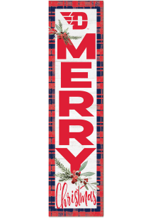 KH Sports Fan Dayton Flyers 11x46 Merry Christmas Leaning Sign