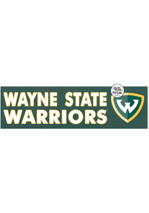 KH Sports Fan Wayne State Warriors 35x10 Indoor Outdoor Colored Logo Sign
