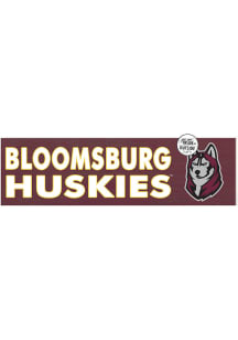 KH Sports Fan Bloomsburg University Huskies 35x10 Indoor Outdoor Colored Logo Sign