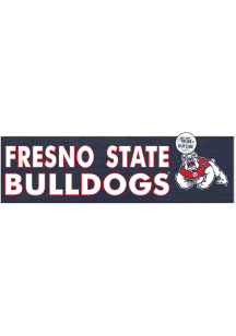 KH Sports Fan Fresno State Bulldogs 35x10 Indoor Outdoor Colored Logo Sign