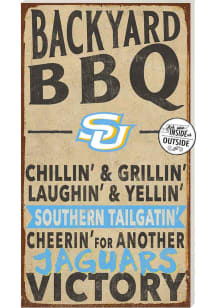 KH Sports Fan Southern University Jaguars 11x20 Indoor Outdoor BBQ Sign