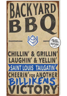 KH Sports Fan Saint Louis Billikens 11x20 Indoor Outdoor BBQ Sign