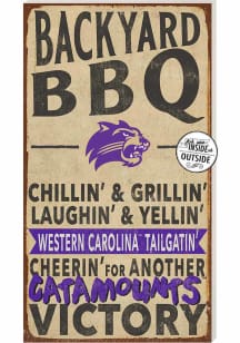 KH Sports Fan Western Carolina 11x20 Indoor Outdoor BBQ Sign