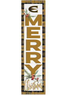 KH Sports Fan Emporia State Hornets 11x46 Merry Christmas Leaning Sign