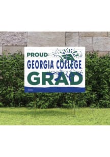 Georgia College Bobcats 18x24 Proud Grad Logo Yard Sign