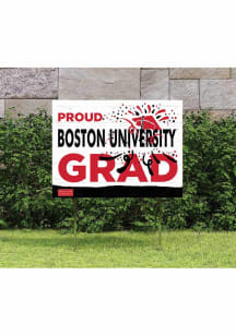 Boston Terriers 18x24 Proud Grad Logo Yard Sign