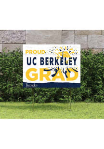 Cal Golden Bears 18x24 Proud Grad Logo Yard Sign