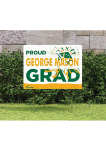 George Mason University 18x24 Proud Grad Logo Yard Sign
