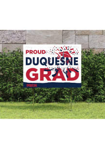Duquesne Dukes 18x24 Proud Grad Logo Yard Sign