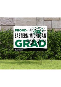 Eastern Michigan Eagles 18x24 Proud Grad Logo Yard Sign