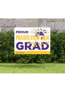 Prairie View A&amp;M Panthers 18x24 Proud Grad Logo Yard Sign