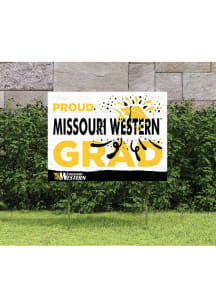 Missouri Western Griffons 18x24 Proud Grad Logo Yard Sign