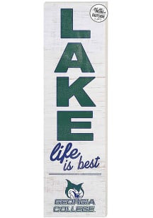 KH Sports Fan Georgia College Bobcats 35x10 Lake Life is Best Indoor Outdoor Sign