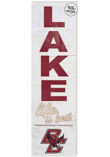 KH Sports Fan Boston College Eagles 35x10 Lake Life is Best Indoor Outdoor Sign