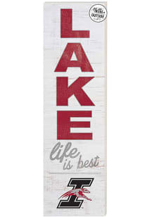 KH Sports Fan Indianapolis Greyhounds 35x10 Lake Life is Best Indoor Outdoor Sign