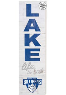 KH Sports Fan Saint Louis Billikens 35x10 Lake Life is Best Indoor Outdoor Sign